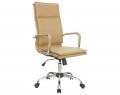 Кресло руководителя Riva Chair 6003-1 Бежевая эко-кожа