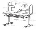 Парта-трансформер для школьника Iris Cubby
