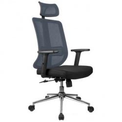 Офисное кресло «Riva Chair А663 Серая сетка»